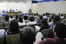 Imagem: Seminário que discutiu o plano de comunicação da UFC foi aberto pelo Reitor Henry Campos (Foto: Ribamar Neto)