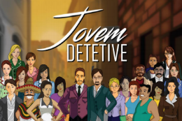 Imagem: Tela inicial do jogo "Jovem Detetive"