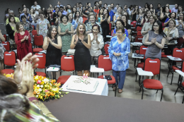 Imagem: Curso de Enfermagem da UFC deu início às comemorações de seus 40 anos de criação (Foto: Viktor Braga)