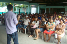 Imagem: Palestras em escolas de Quixadá ocorrem desde fevereiro (Imagem: Divulgação/Campus de Quixadá)