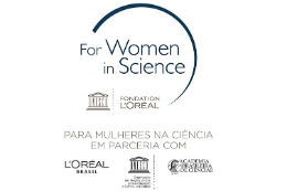 Imagem: Logomarca do Prêmio para Mulheres na Ciência