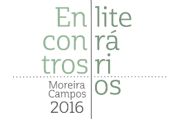 Imagem: Logo dos Encontros Literários Moreira Campos, projeto de extensão do Departamento de Literatura da UFC (Imagem: Divulgação)