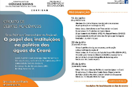 Imagem: A primeira palestra do Circuito de Debates Acadêmicos ocorrerá no dia 14 (Imagem: Divulgação)