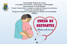 Imagem: Cartaz de divulgação do curso de gestantes