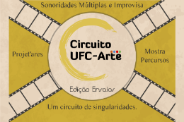 Imagem: Cartaz de divulgação do Circuito UFC-Arte
