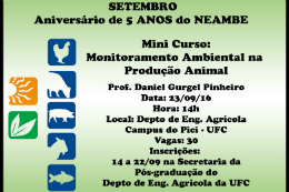 Imagem: O minicurso será ministrado pelo Prof. Daniel Gurgel Pinheiro, do Neambe (Imagem: divulgação)