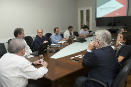 Imagem: Encontro também contou com a presença de gestores de unidades acadêmicas da UFC (Foto: Jr. Panela/UFC)