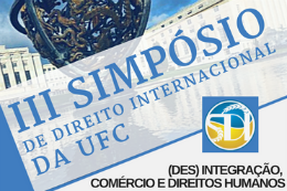 Imagem: Logo do III Simpósio de Direito Internacional (Divulgação)