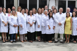 Imagem: Foto da Equipe do Serviço de Onco-Hematologia do HUWC