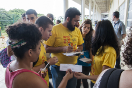 Imagem: Os EU são o maior evento de divulgação científica do Ceará (Foto: Ribamar Neto/UFC)