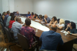 Imagem: O encontro ocorreu na sala de reuniões da Vice-Reitoria