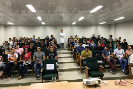 Imagem: Calouros da turma de 2018.1 da Medicina (Foto: divulgação)