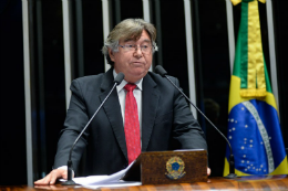 Imagem:  O Prof. César Barreira, coordenador do LEV, defendeu a adoção de um sistema único de segurança pública para o Brasil (Foto: Jefferson Rudy/Agência Senado)