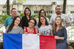 Imagem: Professores da Casa de Cultura Francesa (Foto: Viktor Braga/UFC)
