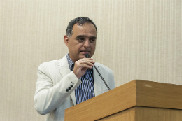 Imagem: Prof. Rodrigo Porto, coordenador de Inovação Tecnológica da UFC (Foto: Viktor Braga/UFC)