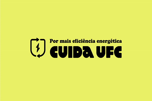 Imagem: Logomarca da campanha "Cuida UFC", desenvolvida pela Coordenadoria de Comunicação e Marketing (Imagem: Divulgação/UFC Informa)