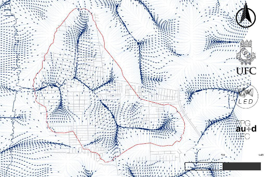 Imagem: Diagrama do comportamento hidrológico das chuvas no território do Grande Bom Jardim