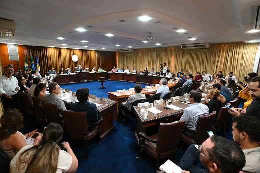 Imagem: Sala do CONSUNI (Foto: Viktor Braga/UFC)