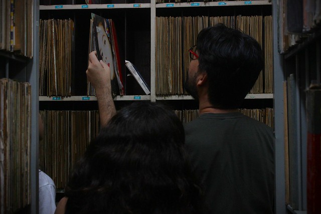 Fotografia da Discoteca da Rádio Universitária (Foto: Procult/UFC)