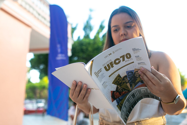 A revista foi produzida pela Secretaria de Comunicação e Markerting da UFC (Foto: Viktor Braga/UFC)