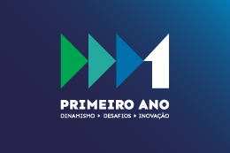 Logo do aniversário de primeiro ano de gestão Cândido Albuquerque