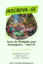 Imagem: cartaz do curso