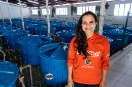 Pesquisadora Jordana Sampaio, do Labomar