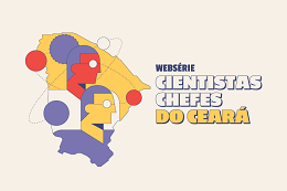 Imagem: logomarca da websérie Cientistas Chefes do Ceará