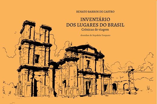 Capa do livro do servidor com desenho de um casarão antigo