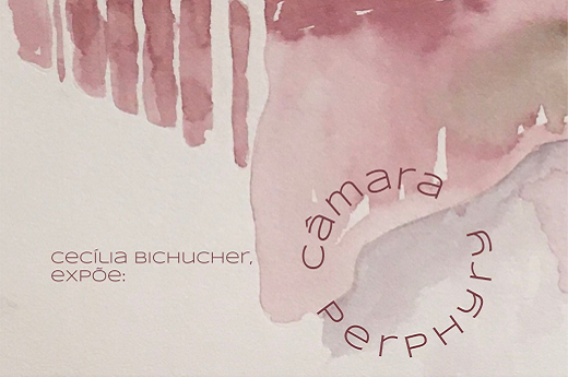 Imagem: tela em aquarela da artista Cecília Bichucher 