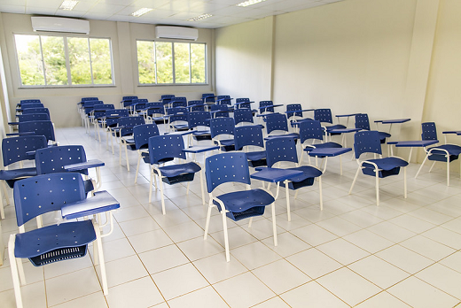 Imagem: Sala de aula do Campus de Itapajé (Foto: Ribamar Neto/UFC)