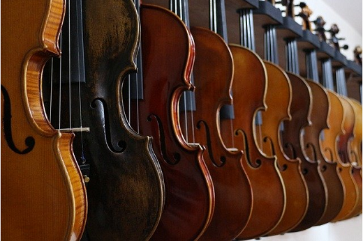 Imagem: O Ensino Coletivo de Cordas Friccionadas oferta aulas grátis de violino (foto), viola erudita, violoncelo e contrabaixo acústico (Foto: Pixabay)