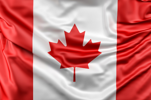 Imagem: bandeira do Canadá