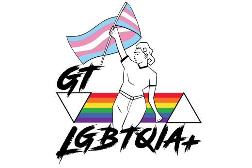 Imagem: ilustração com bandeira do movimento LGBTQIA+