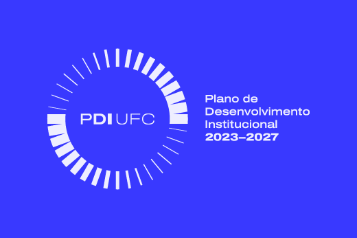 Imagem: Logo do Plano de Desenvolvimento Institucional da UFC 2023-2027 (Imagem: UFC Informa)