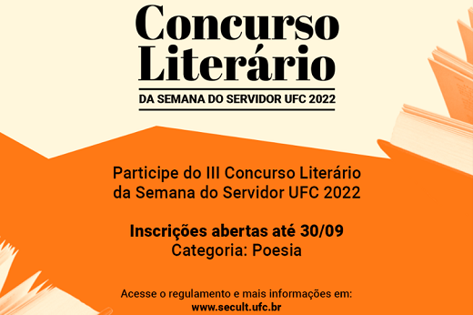 Imagem:  O concurso objetiva promover o incentivo à escrita e leitura de textos literários no ambiente acadêmico (Imagem: Divulgação)