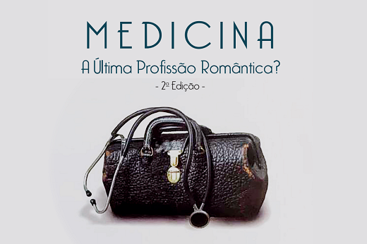 Imagem: capa de livro com título em preto e maleta médica com estetoscópio