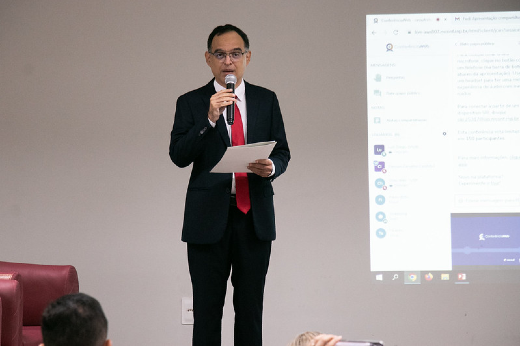 Imagem: Prof. Rodrigo Porto, pró-reitor de Pesquisa e Pós-Graduação da UFC (Foto: Ribamar Neto/UFC)