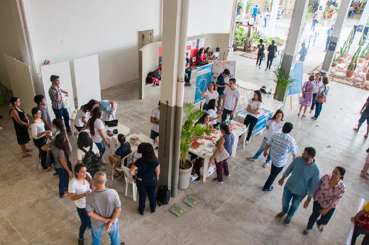 Imagem: Imagem do Centro de Convivência, no Campus do Pici, na edição de 2018 dos EU; espaço voltará a receber o evento (Foto: Ribamar Neto/UFC)