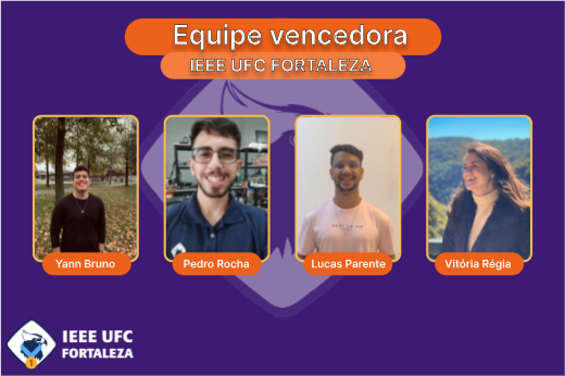 Imagem: A equipe da UFC concorreu com outros 92 grupos de todo o País (Imagem: divulgação)