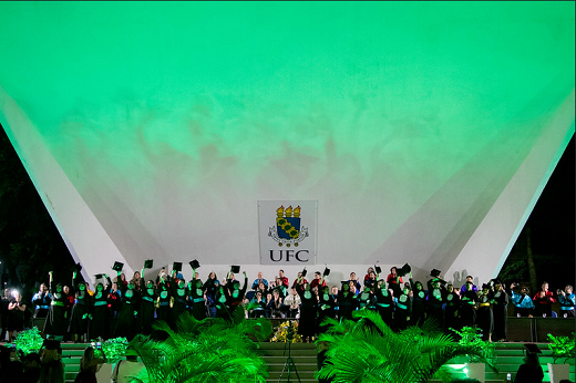 Imagem:  Nessa terça-feira, foi realizada a primeira solenidade do ciclo de colações de grau deste ano (Foto: Ribamar Neto)