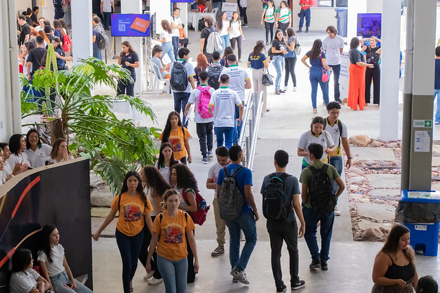 Imagem: O evento é realizado no Centro de Convivência do Campus do Pici (Foto: Guilherme Silva/UFC)