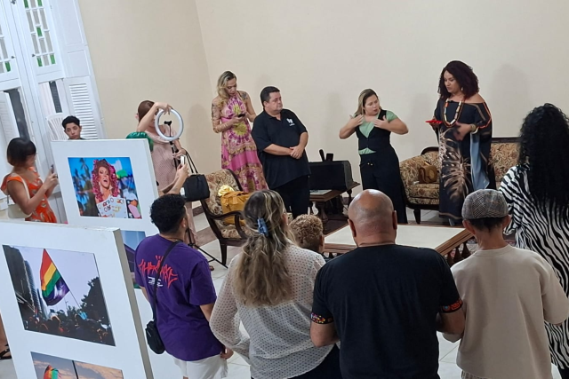 Cerimônia de lançamento da mostra